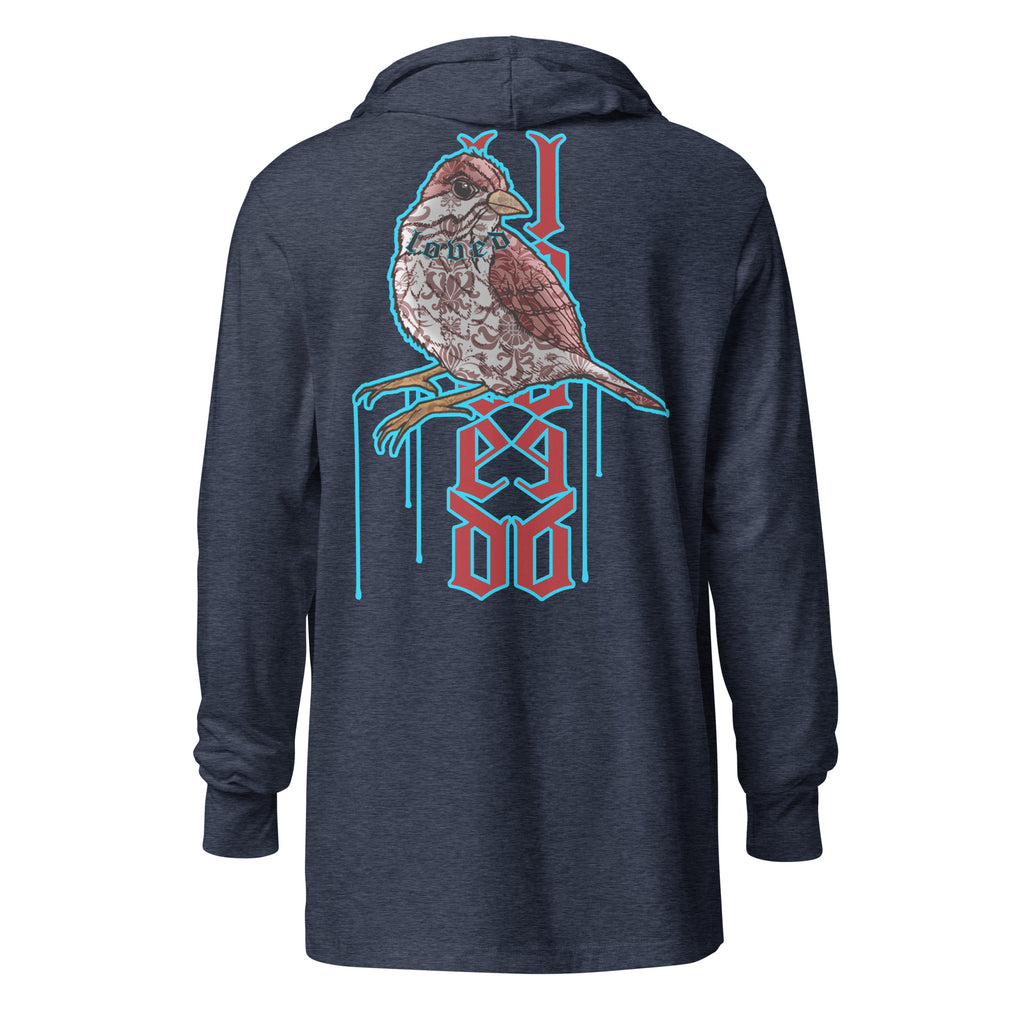 Loved | hooded long-sleeve tee