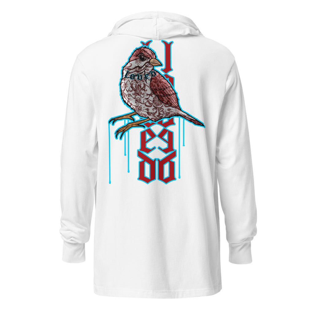 Loved | hooded long-sleeve tee