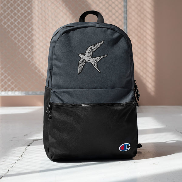 Love Bird | embroidered champion backpack