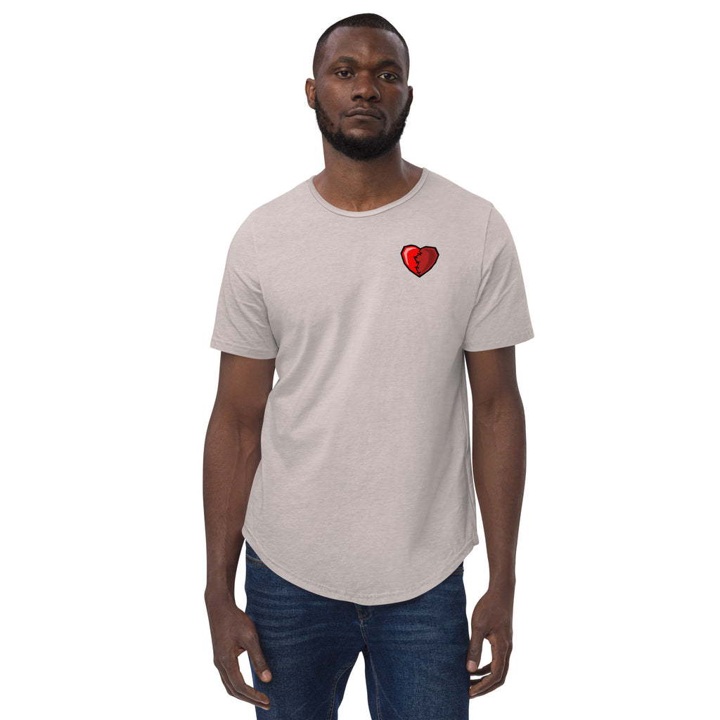 Healed Heart | men's Curved Hem T-Shirt 1