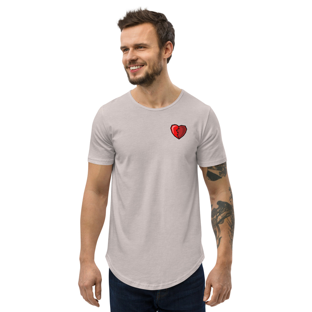 Healed Heart | men's Curved Hem T-Shirt 1