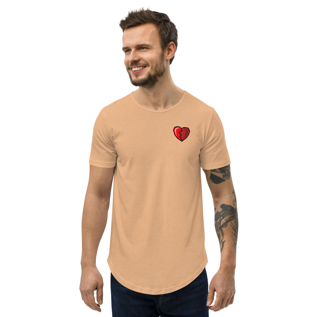 Healed Heart | men's Curved Hem T-Shirt 1