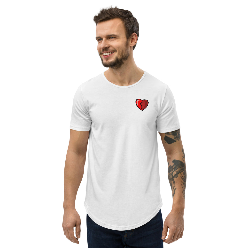 Healed Heart | men's Curved Hem T-Shirt 1