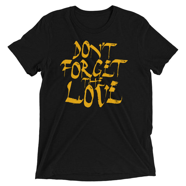 Don't Forget The Love | men's triblend t-shirt