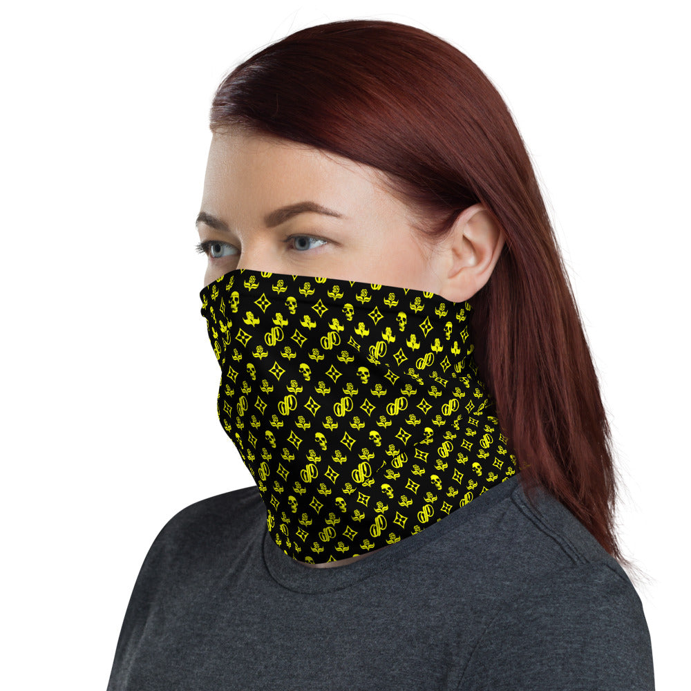 JPMonogram | yellow neck gaiter
