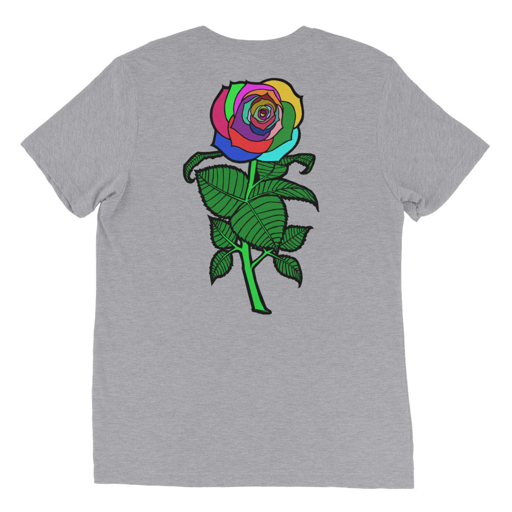 Big Bold Rose | women's tri-blend t-shirt