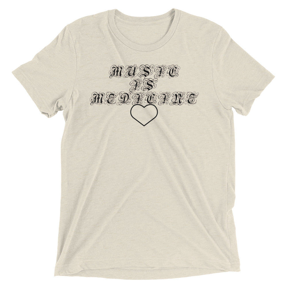 MusicIsMedicine | unisex tri-blend t-shirt