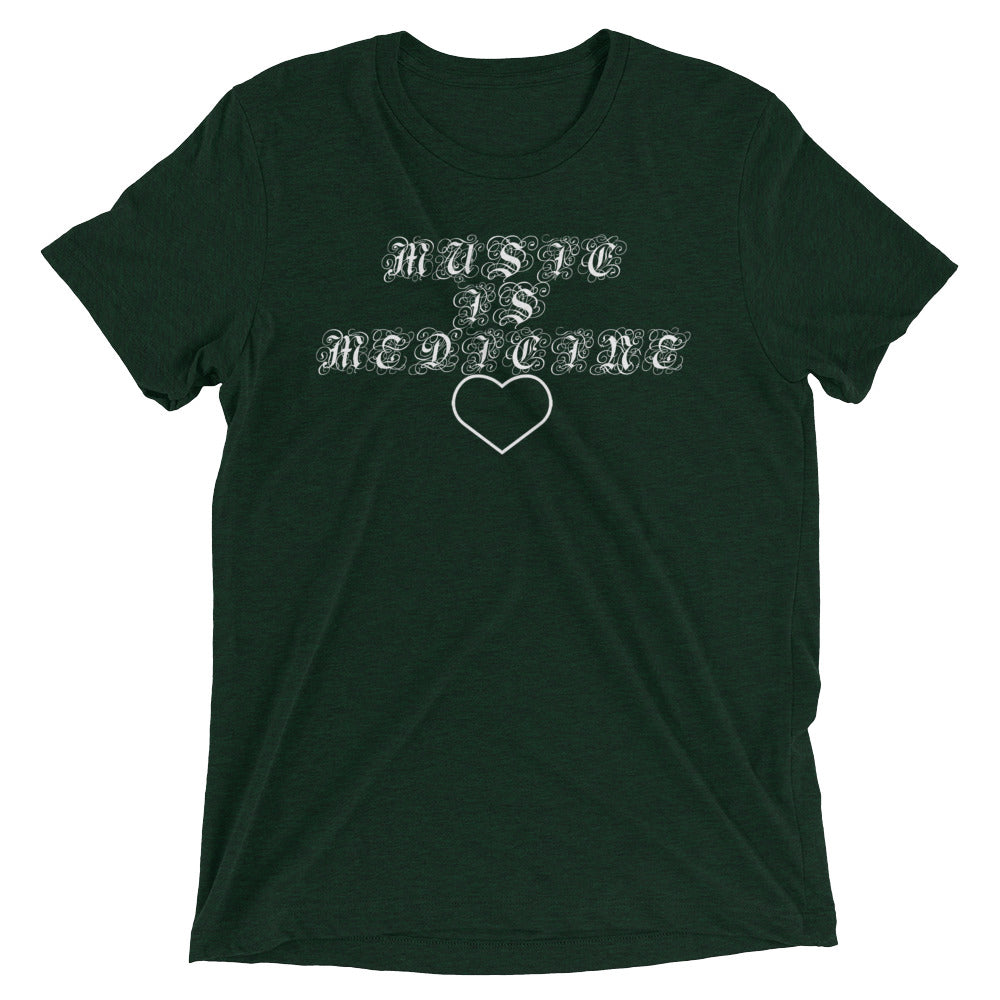 MusicIsMedicine | unisex tri-blend t-shirt
