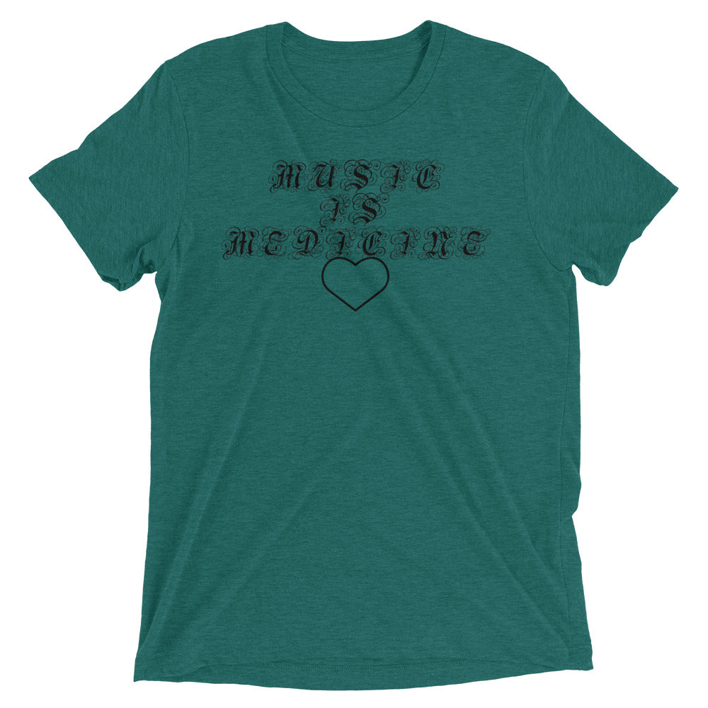 MusicIsMedicine | unisex tri-blend t-shirt