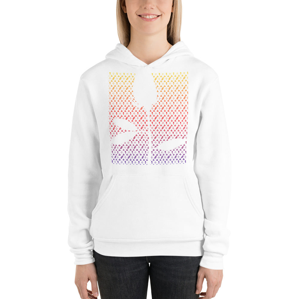 JPMonogram Rose | fleece unisex hoodie