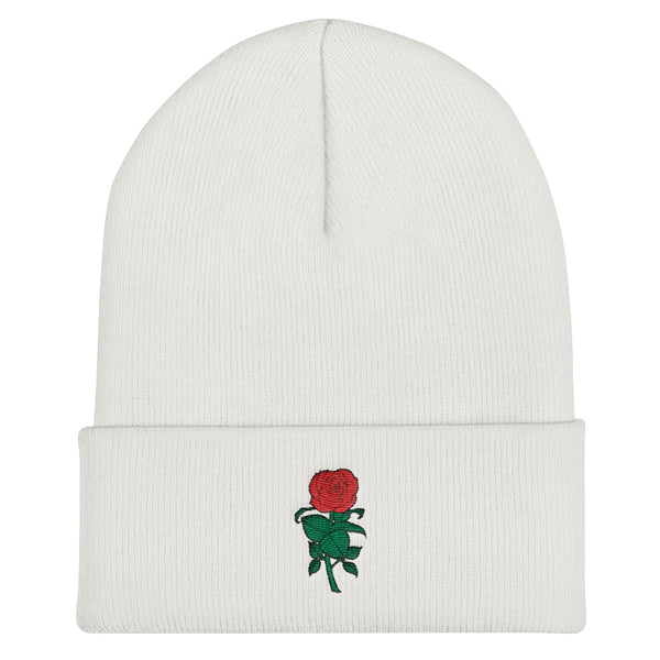 Bold Rose | cuffed beanie