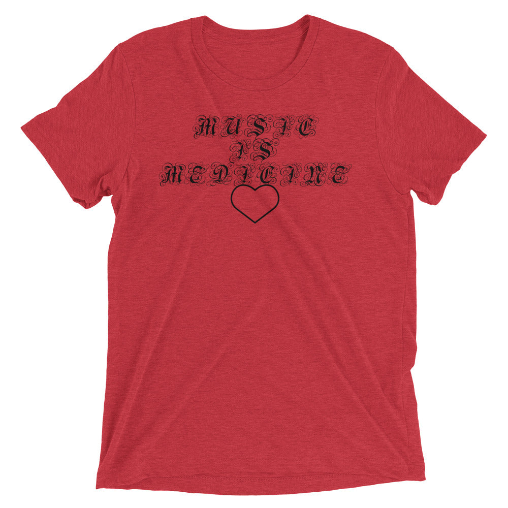 MusicIsMedicine | unisex tri-blend t-shirt