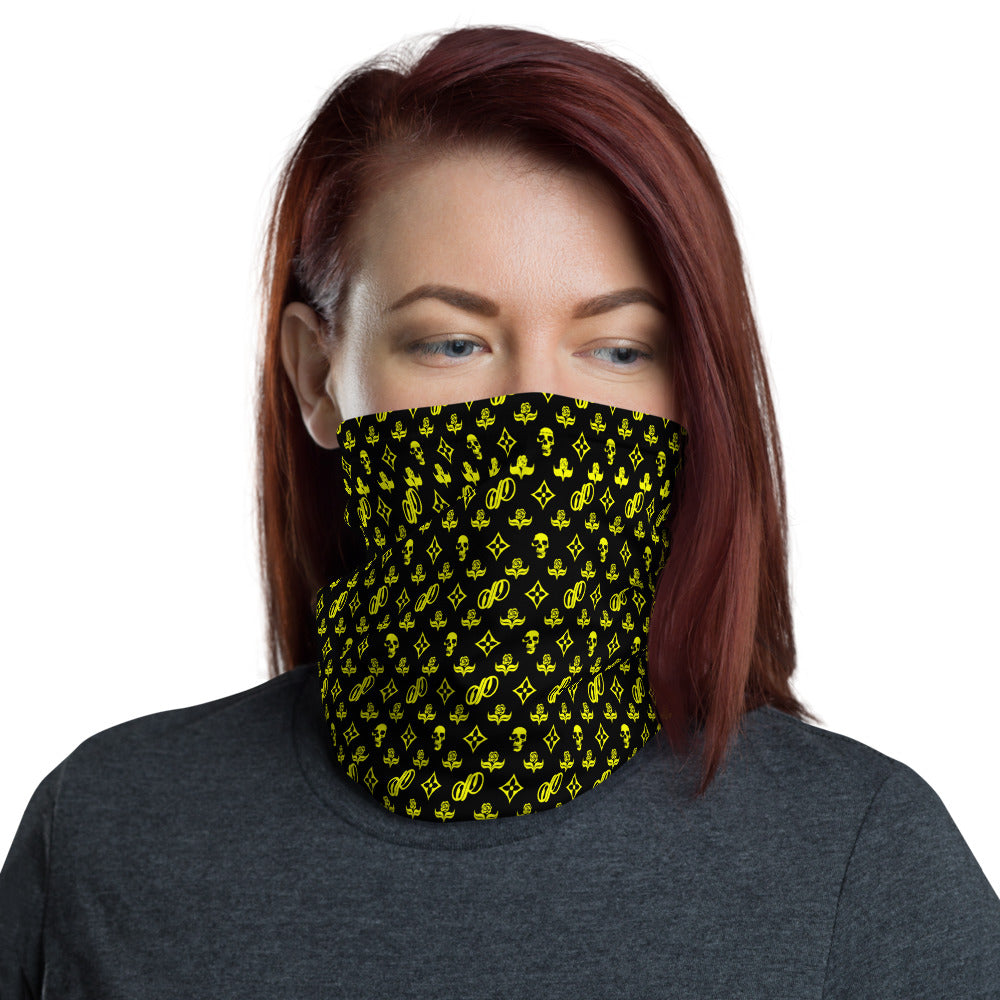 JPMonogram | yellow neck gaiter