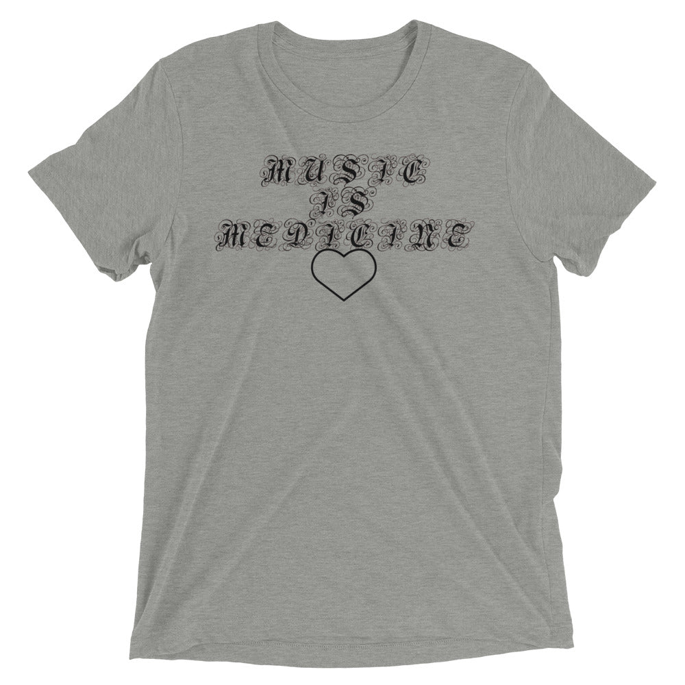 MusicIsMedicine | unisex tri-blend t-shirt