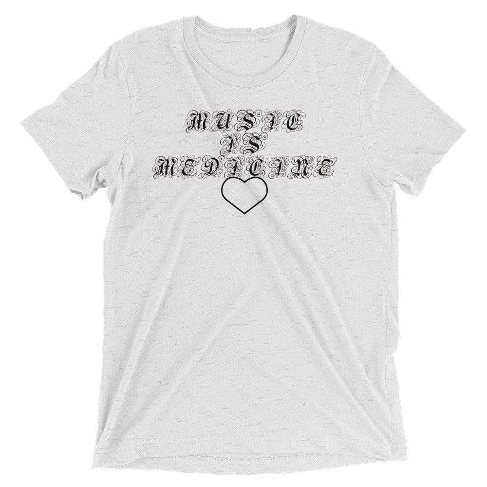 MusicIsMedicine | unisex tri-blend t-shirt