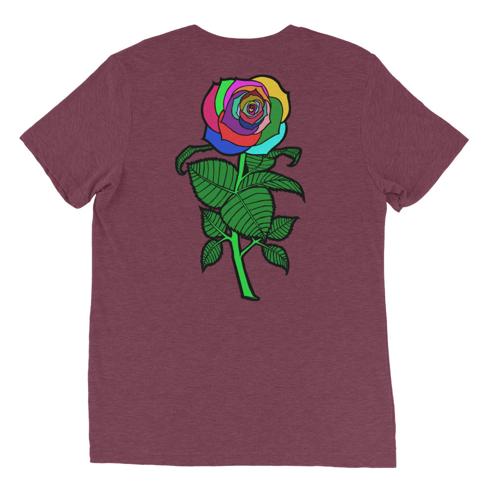 Big Bold Rose | women's tri-blend t-shirt