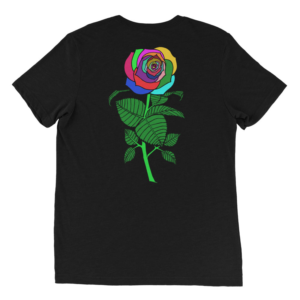 Big Bold Rose | women's tri-blend t-shirt