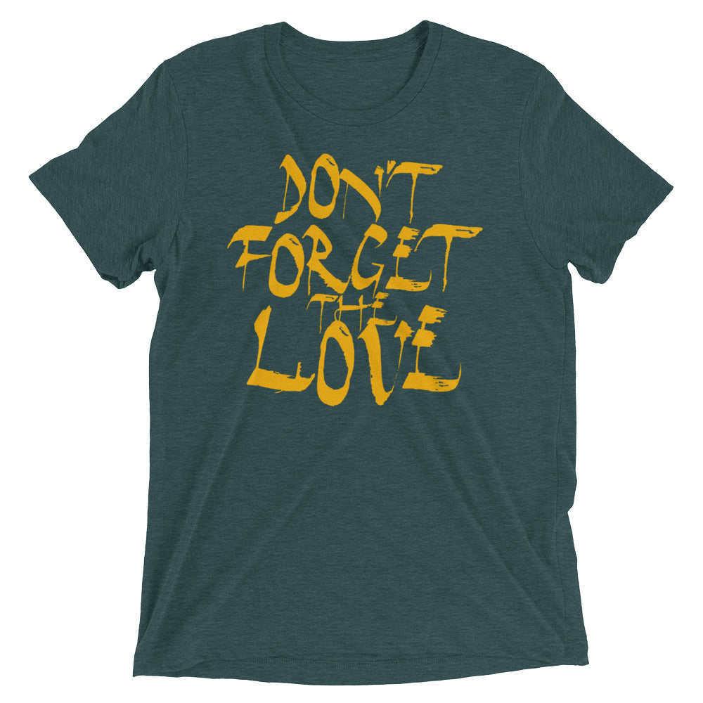 Don't Forget The Love | men's triblend t-shirt