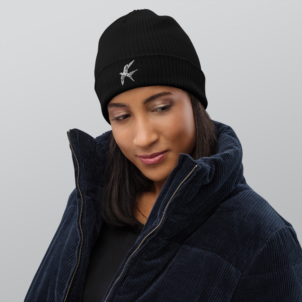 Love Bird | organic ribbed beanie
