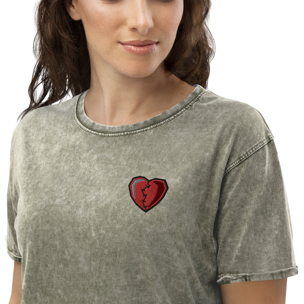 Healed Heart | unisex denim t-shirt