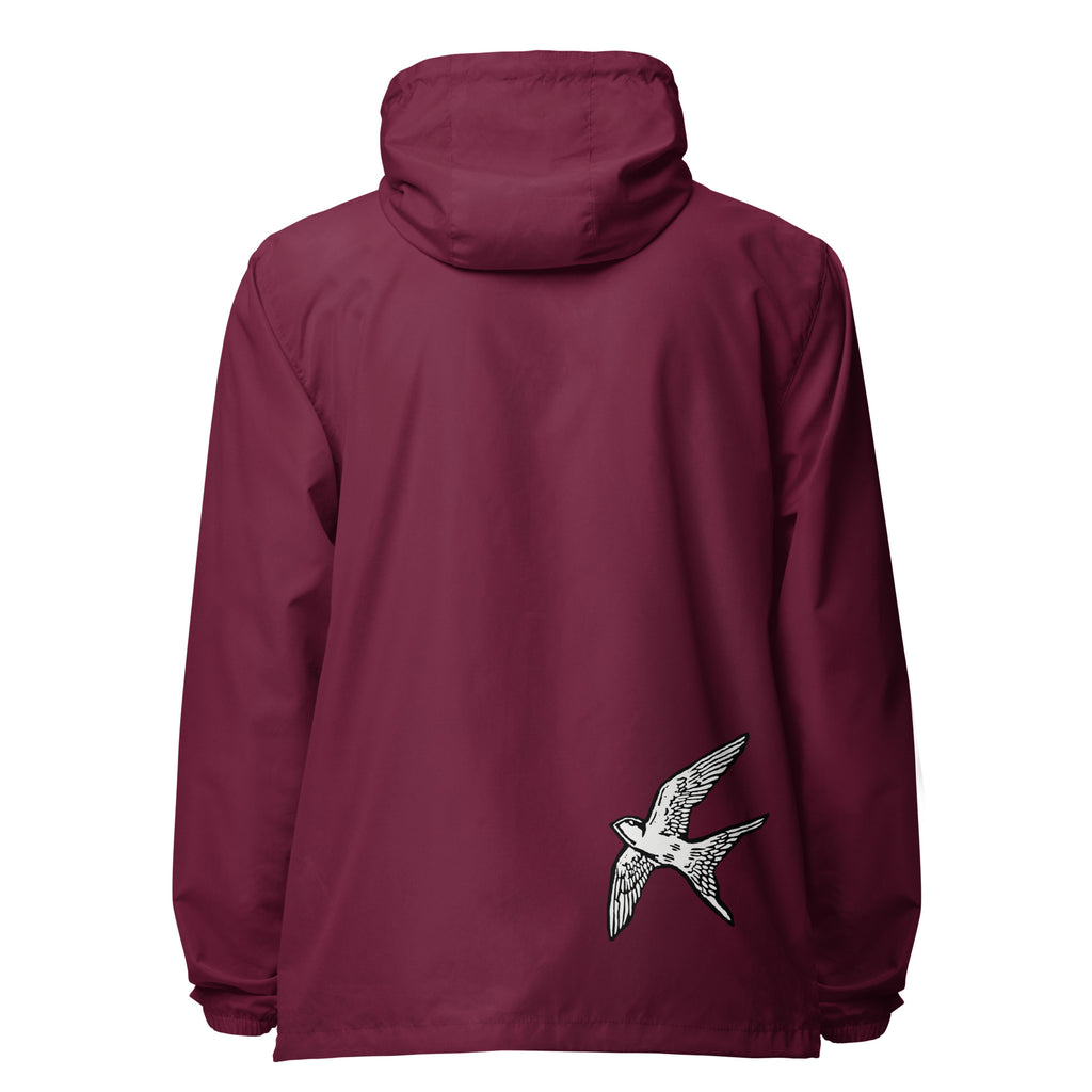 Love Bird | unisex lightweight zip up windbreaker