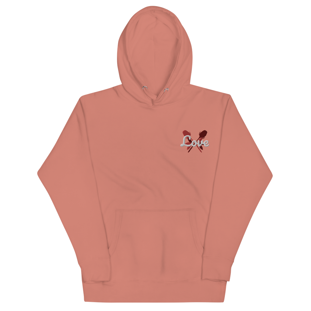 Love | embroidered unisex hoodie