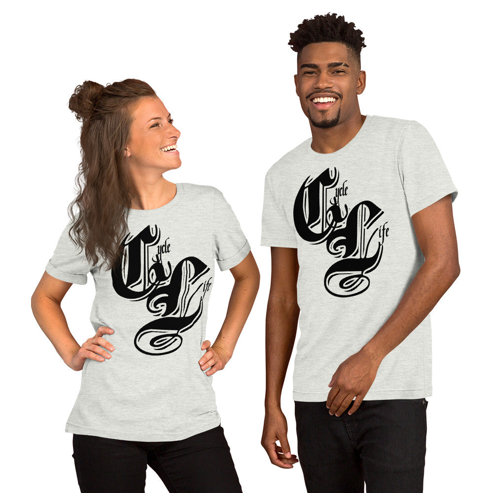 Cycle Life Black | unisex cotton t-shirt