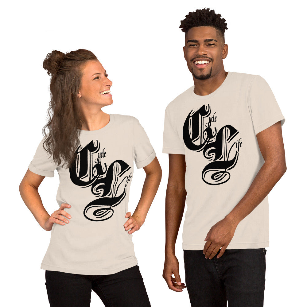 Cycle Life Black | unisex cotton t-shirt