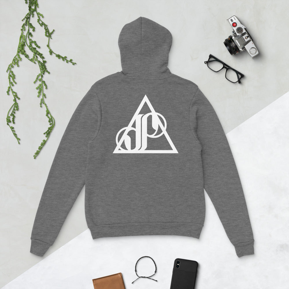 Cycle Life Initial Black | unisex fleece hoodie