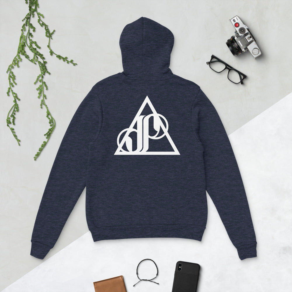 Cycle Life Initial Black | unisex fleece hoodie