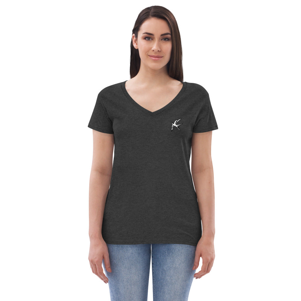 Love Bird | women’s recycled v-neck shirt